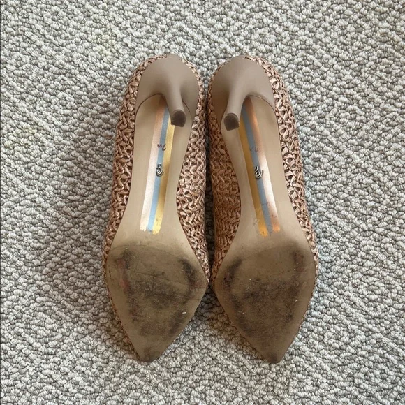 Sam Edelman tan Woven Heels - Picture 3 of 5